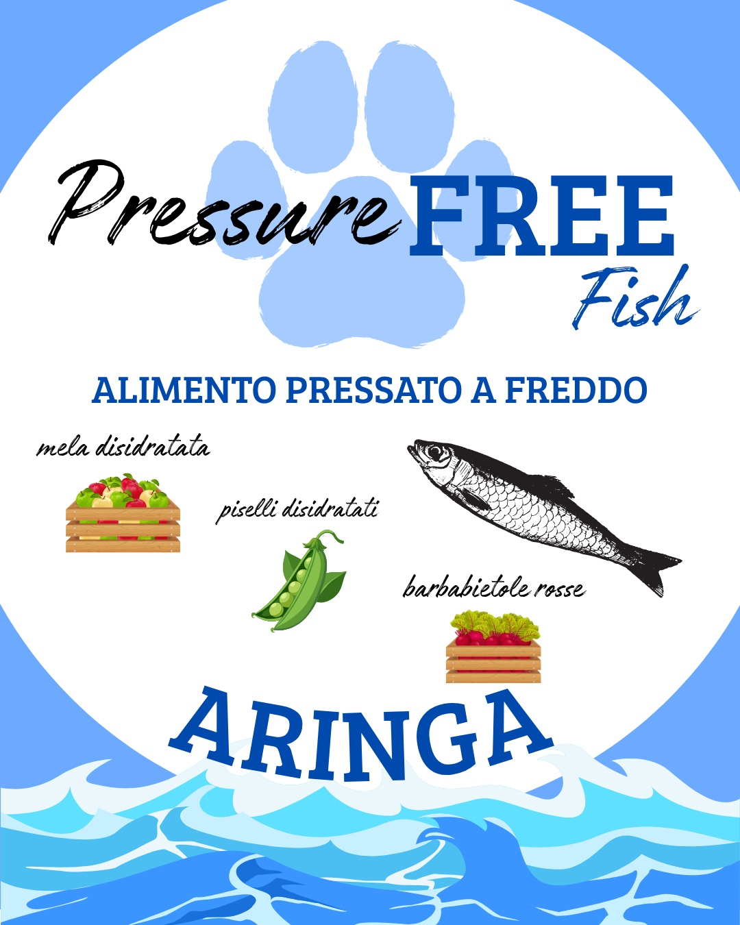 PressureFree all' Aringa ,Piselli e Barbabietole