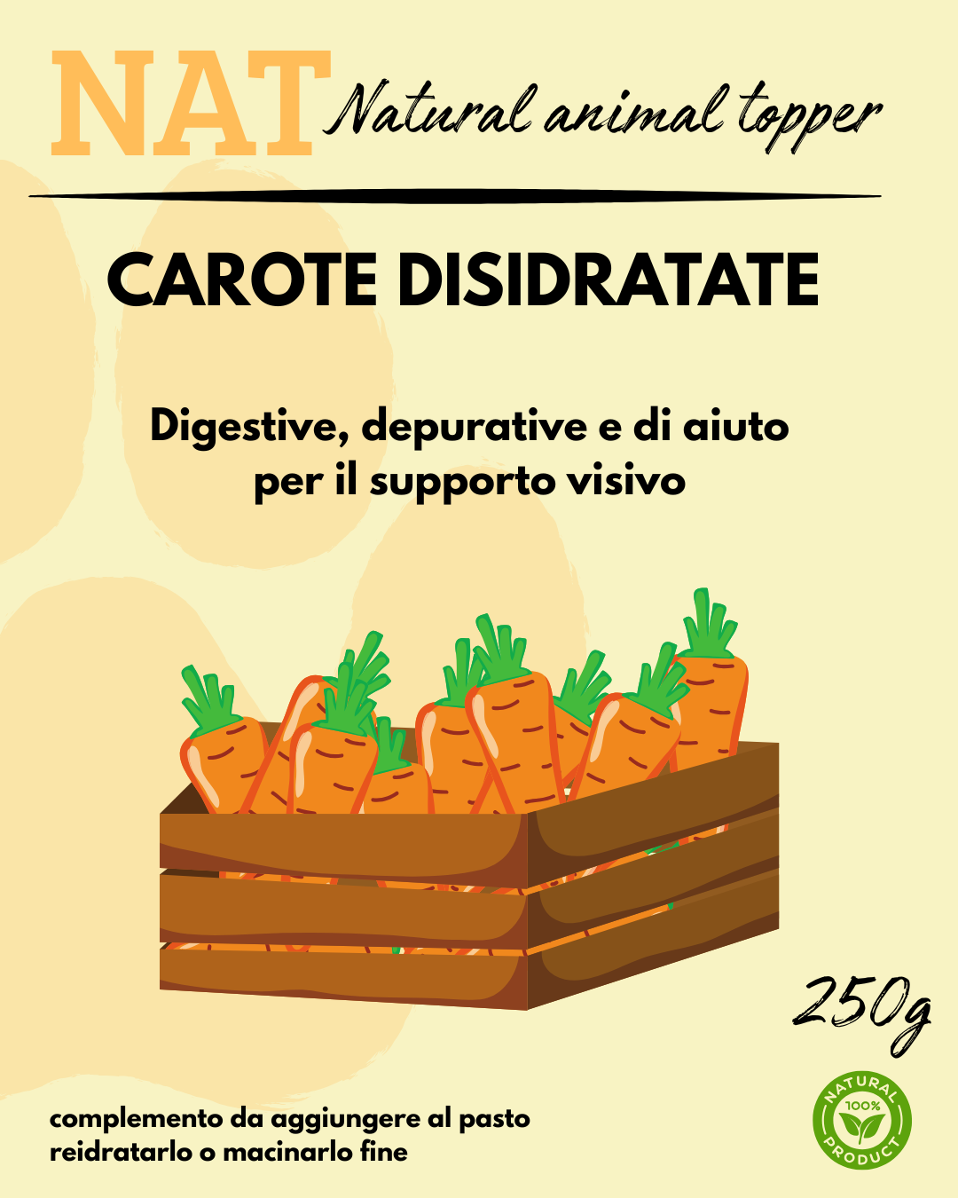 CAROTE DISIDRATATE - NAT