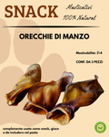 SNACK - ORECCHIE DI MANZO