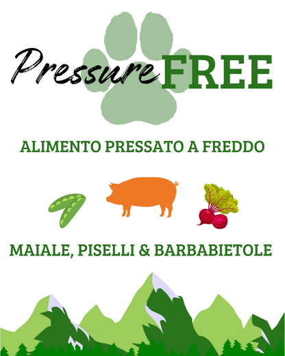 PressureFree al Maiale,Piselli e Barbabietole