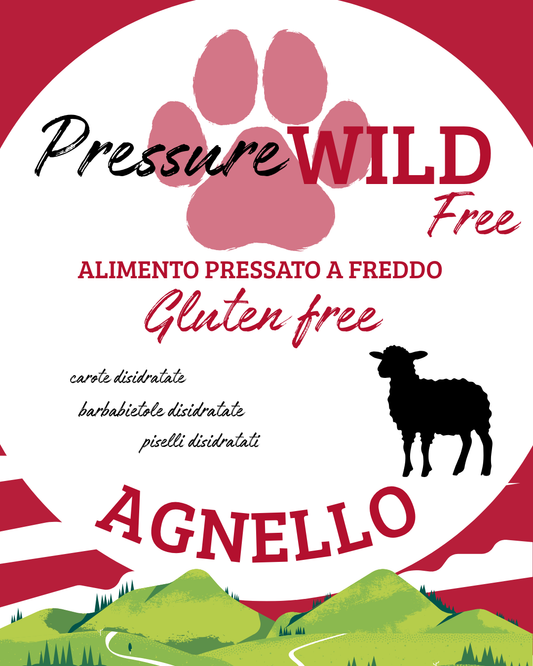 PressureFree Wild con Agnello, Piselli & Carota (Gluten free)