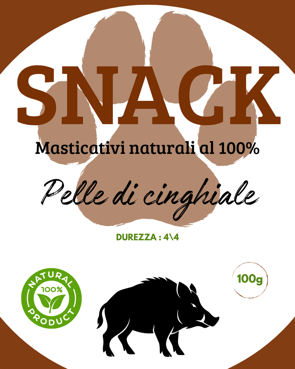 SNACK - PELLE DI CINGHIALE