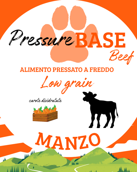 PressureBase al Manzo & Carota (low grain)